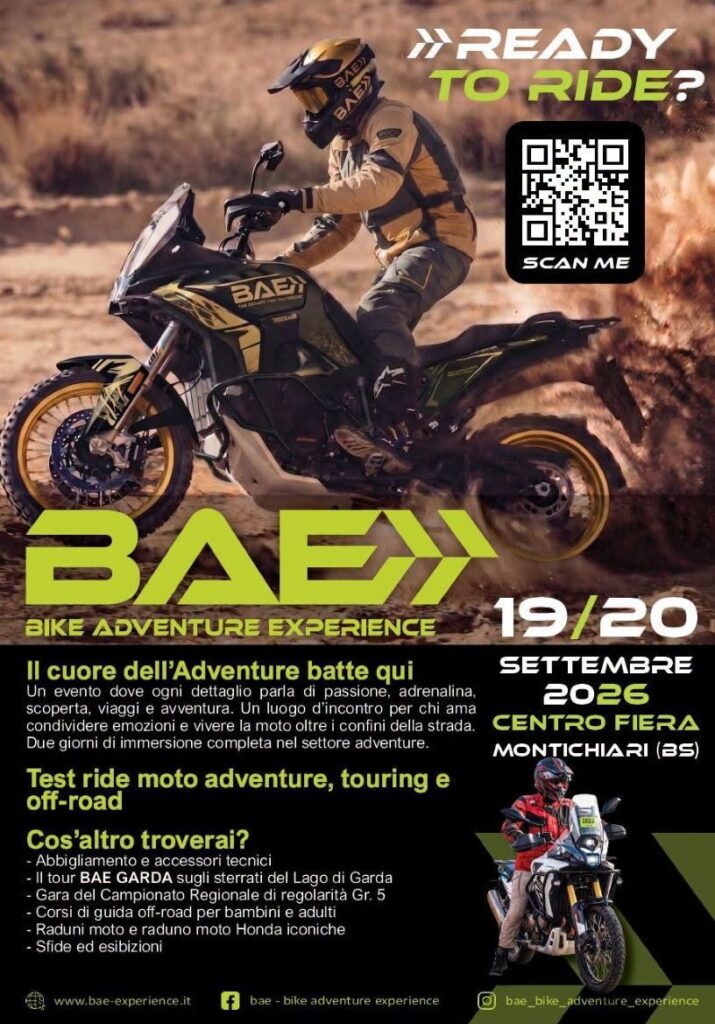 794621318_1668046891358922_5116032436688300232_n-715x1024 BAE - BIKE ADVENTURE EXPERIENCE 2026 - SECONDA EDIZIONE - RADDOPPIANO GLI SPAZI E SI AMPLIA IL FORMAT DEDICATO ALL'OFF-ROAD, MAXI ENDURO E TURISMO D’AVVENTURA.