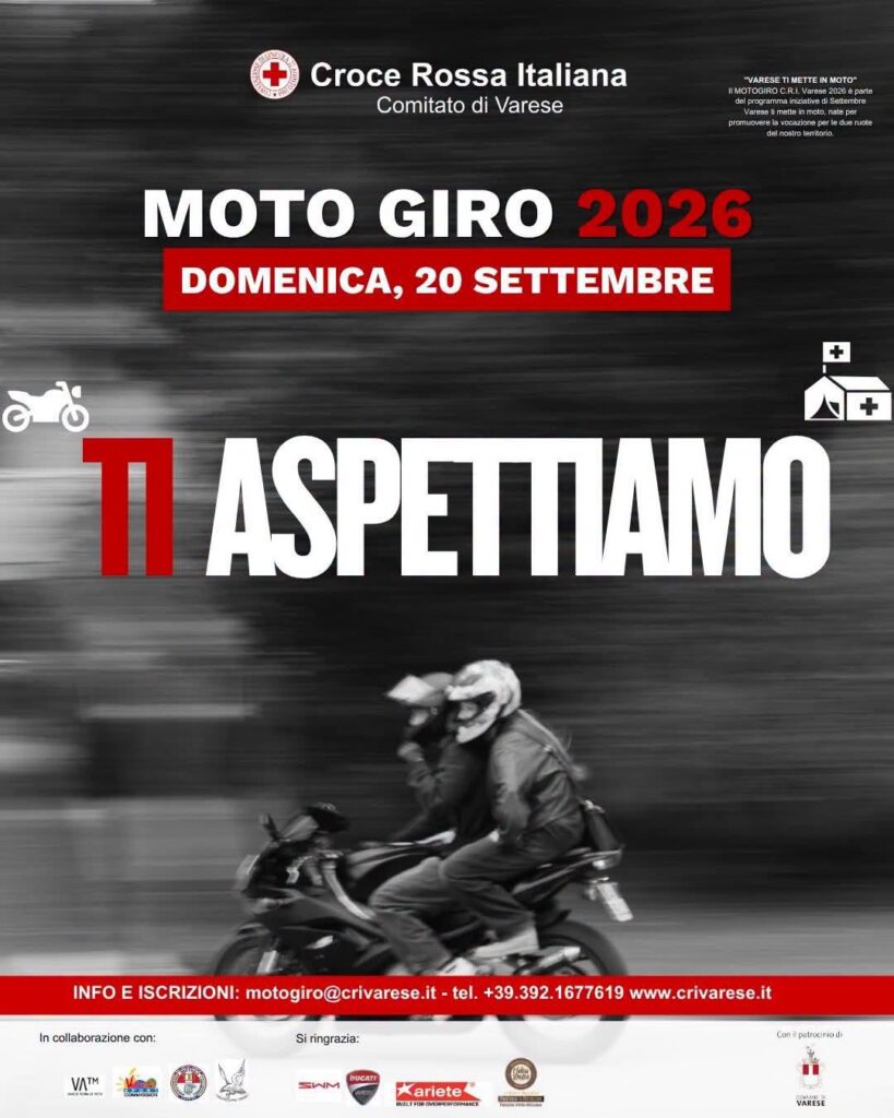 MotoGiro Croce Rossa Italiana 2026 e Villaggio Croce Rossa Italiana