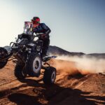 Juraj Varga in quad tra le dune alla Dakar 2024 in Arabia Saudita